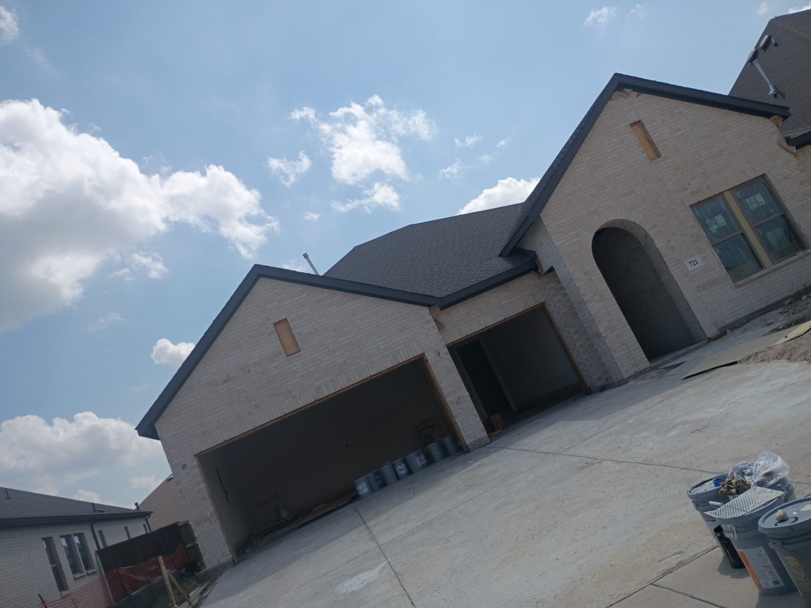 Full exterior repaint — new build